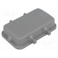 09300105407; Protection cover; Han; size 10B; for double latch; thermoplastic; HARTING