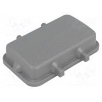 09300105407; Protection cover; Han; size 10B; for double latch; thermoplastic; HARTING
