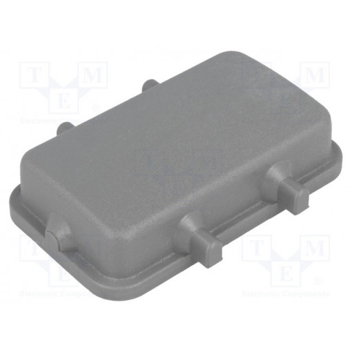 09300105407; Protection cover; Han; size 10B; for double latch; thermoplastic; HARTING