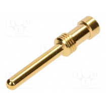 09332006123; Contact; male; 2.5mm2; 14AWG; Han E HMC; gold-plated; crimped; 16A; HARTING