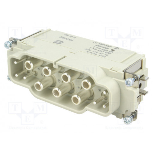 09380122651; Connector: rectangular; male; Han Com; PIN: 12(6+6); size 24B; HARTING