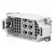 09380423001; Connector: HAN; male; Han Com; PIN: 42(6+36); size 16B; for cable; HARTING