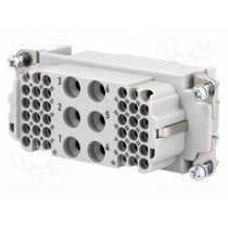 09380423101; Connector: HAN; female; Han Com; PIN: 42(6+36); size 16B; for cable; HARTING