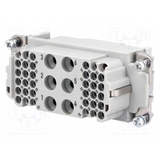 09380423101; Connector: HAN; female; Han Com; PIN: 42(6+36); size 16B; for cable; HARTING