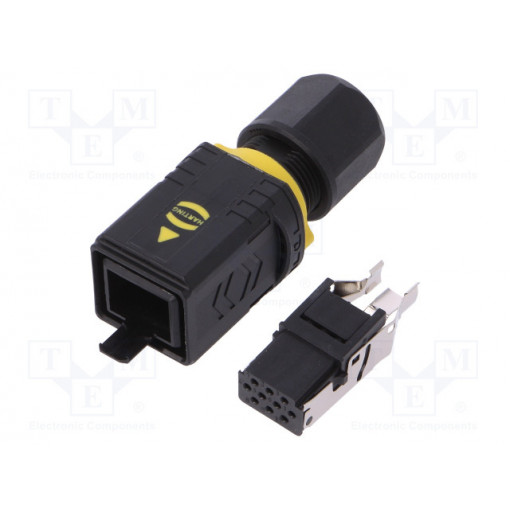 09451459011; PushPull V4 plug, Signal, 10-pol, plastic; HARTING