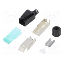 09451511520; Plug; RJ45; PIN: 8; Cat: 6a; shielded; Layout: 8p8c; Øcable: 6.1÷6.9mm; HARTING
