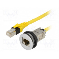09454521510; RJ45 socket; 22mm; har-port; -25÷70°C; Ø22.3mm; IP20; Len: 1.5m; HARTING