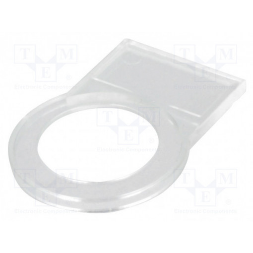 09455020002; Bezel; 22mm; har-port; -25÷70°C; Ø22.3mm; IP20; Colour: transparent; HARTING