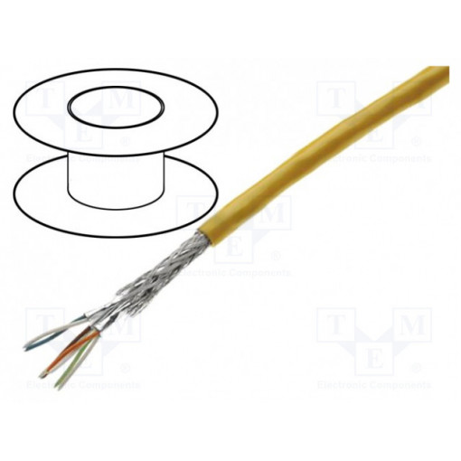 09456000522; Wire; S/FTP; 6a; industrial Ethernet; stranded; Cu; 4x2x26AWG; PVC; HARTING 09456000522; Wire; S/FTP; 6a; industrial Ethernet; stranded; Cu; 4x2x26AWG; PVC; HARTING