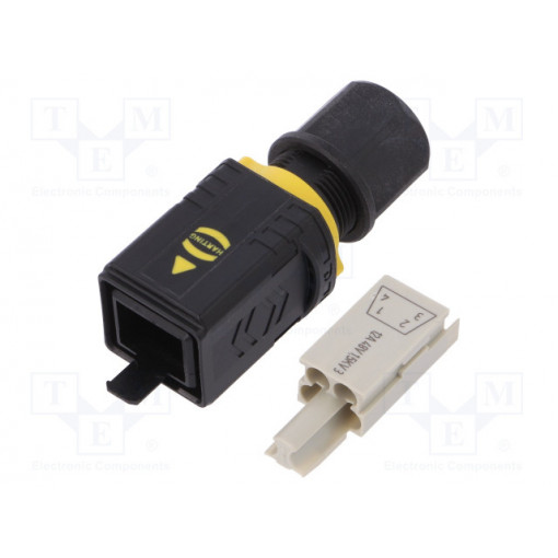 09461454421; HPP V4 Power plug 48V/12A 4p w/o contact; HARTING