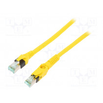09488447745030; Patch cord; S/FTP; 6a; stranded; Cu; PUR; yellow; 3m; halogen free; HARTING
