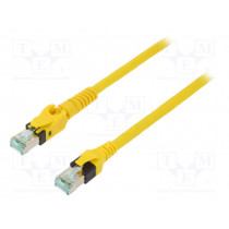 09488447745050; Patch cord; S/FTP; 6a; stranded; Cu; PUR; yellow; 5m; halogen free; HARTING