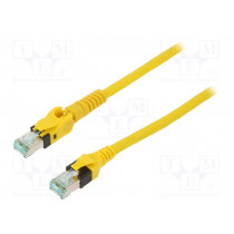 09488447745075; Patch cord; S/FTP; 6a; stranded; Cu; PUR; yellow; 7.5m; halogen free; HARTING