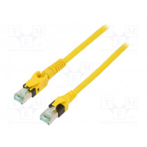09488447745100; Patch cord; S/FTP; 6a; stranded; Cu; PUR; yellow; 10m; halogen free; HARTING