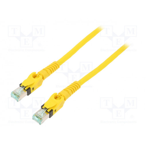 09488484745050; Patch cord; S/FTP; 6a; stranded; Cu; PUR; yellow; 5m; halogen free; HARTING