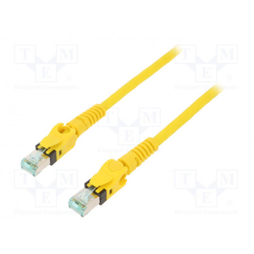 09488485745020; Patch cord; S/FTP; 6a; stranded; Cu; PUR; yellow; 2m; halogen free; HARTING
