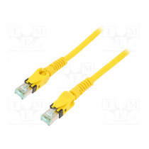 09488485745050; Patch cord; S/FTP; 6a; stranded; Cu; PUR; yellow; 5m; halogen free; HARTING