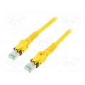 09488485745100; Patch cord; S/FTP; 6a; stranded; Cu; PUR; yellow; 10m; halogen free; HARTING