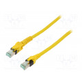 09488547745100; Patch cord; S/FTP; 6a; stranded; Cu; PUR; yellow; 10m; halogen free; HARTING