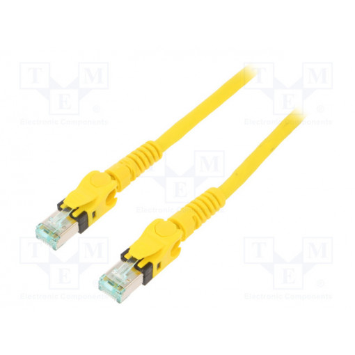 09488585745030; Patch cord; S/FTP; 6a; stranded; Cu; PUR; yellow; 3m; halogen free; HARTING