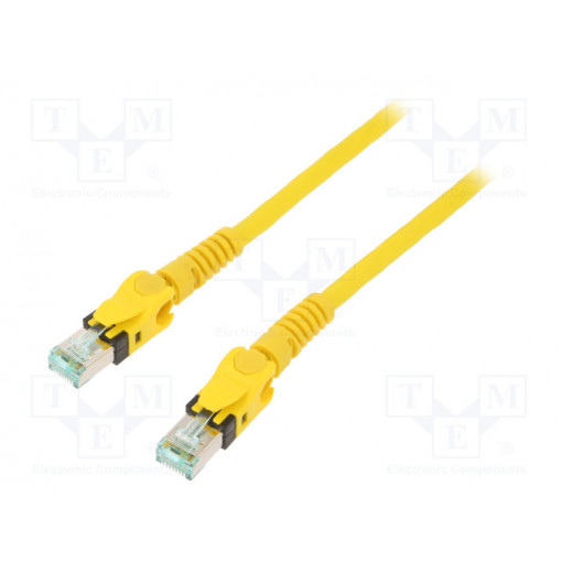 09488585745050; Patch cord; S/FTP; 6a; stranded; Cu; PUR; yellow; 5m; halogen free; HARTING