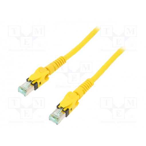 09488585745100; Patch cord; S/FTP; 6a; stranded; Cu; PUR; yellow; 10m; halogen free; HARTING