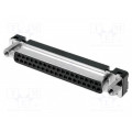 09664516513; D-Sub; PIN: 37; socket; female; straight; THT; UNC4-40; HARTING 09664516513; D-Sub; PIN: 37; socket; female; straight; THT; UNC4-40; HARTING