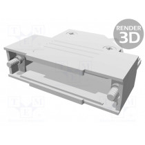 09670250333; Enclosure: for D-Sub connectors; D-Sub 25pin,D-Sub HD 44pin; HARTING 09670250333; Enclosure: for D-Sub connectors; D-Sub 25pin,D-Sub HD 44pin; HARTING