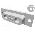 09692017072; Special D-Sub; PIN: 7; plug; female; for cable; soldering; 5A; HARTING 09692017072; Special D-Sub; PIN: 7; plug; female; for cable; soldering; 5A; HARTING