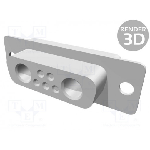 09692017072; Special D-Sub; PIN: 7; plug; female; for cable; soldering; 5A; HARTING