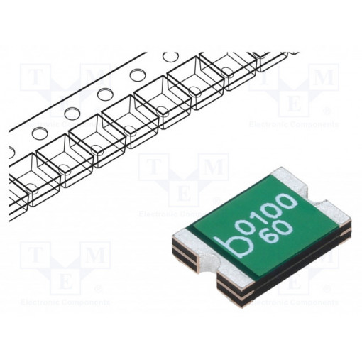 0ZCF0100AF2A; Fuse: PTC polymer; 1A; Imax: 100A; Case: 2920; 0ZCF; BEL FUSE 0ZCF0100AF2A; Fuse: PTC polymer; 1A; Imax: 100A; Case: 2920; 0ZCF; BEL FUSE