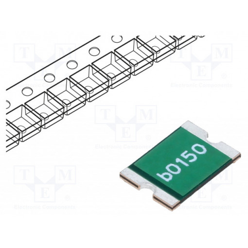 0ZCF0150FF2C; Fuse: PTC polymer; 1.5A; Imax: 100A; Case: 2920; 0ZCF; BEL FUSE 0ZCF0150FF2C; Fuse: PTC polymer; 1.5A; Imax: 100A; Case: 2920; 0ZCF; BEL FUSE