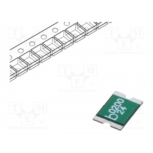 0ZCF0200AF2C; Fuse: PTC polymer; 2A; Imax: 100A; Case: 2920; 0ZCF; BEL FUSE 0ZCF0200AF2C; Fuse: PTC polymer; 2A; Imax: 100A; Case: 2920; 0ZCF; BEL FUSE