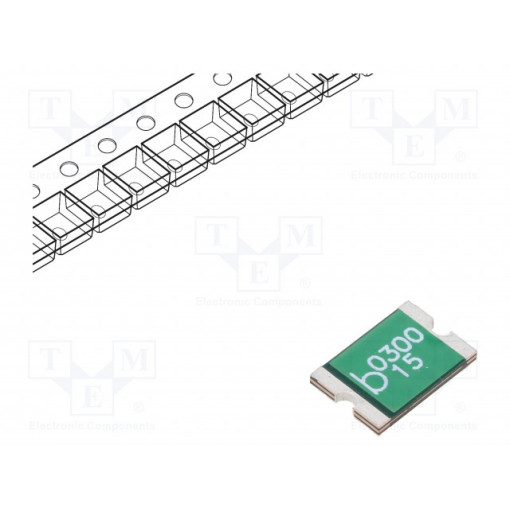 0ZCF0300AF2C; Fuse: PTC polymer; 3A; Imax: 100A; Case: 2920; 0ZCF; BEL FUSE 0ZCF0300AF2C; Fuse: PTC polymer; 3A; Imax: 100A; Case: 2920; 0ZCF; BEL FUSE