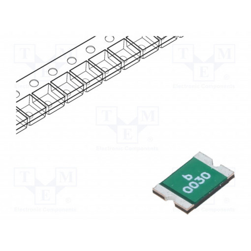 0ZCG0030FF2C; Fuse: PTC polymer; 300mA; Imax: 40A; Case: 1812; 0ZCG; BEL FUSE 0ZCG0030FF2C; Fuse: PTC polymer; 300mA; Imax: 40A; Case: 1812; 0ZCG; BEL FUSE