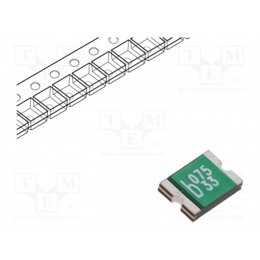 0ZCG0075BF2B; Fuse: PTC polymer; 750mA; Imax: 40A; Case: 1812; 0ZCG; BEL FUSE 0ZCG0075BF2B; Fuse: PTC polymer; 750mA; Imax: 40A; Case: 1812; 0ZCG; BEL FUSE