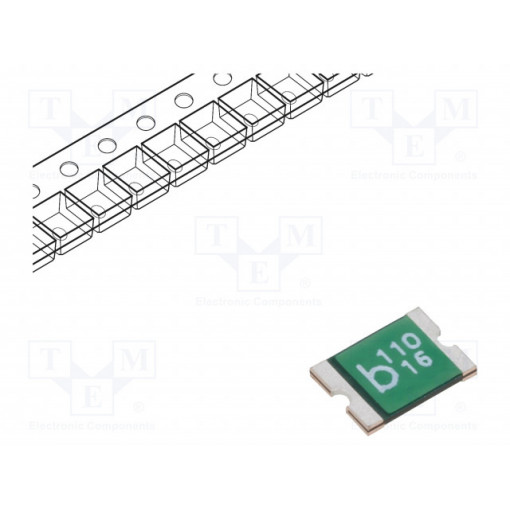 0ZCG0110AF2C; Fuse: PTC polymer; 1.1A; Imax: 100A; Case: 1812; 0ZCG; BEL FUSE