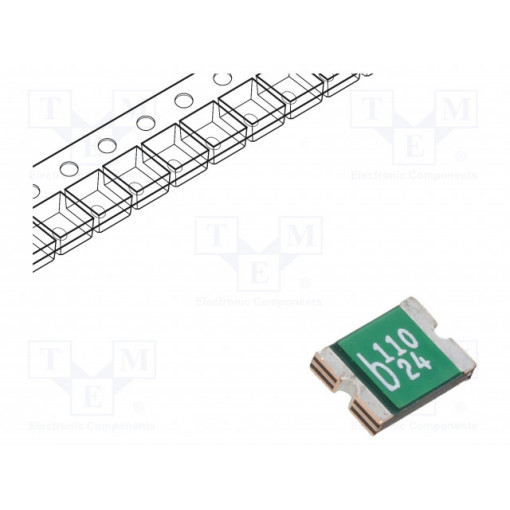 0ZCG0110BF2B; Fuse: PTC polymer; 1.1A; Imax: 100A; Case: 1812; 0ZCG; BEL FUSE 0ZCG0110BF2B; Fuse: PTC polymer; 1.1A; Imax: 100A; Case: 1812; 0ZCG; BEL FUSE