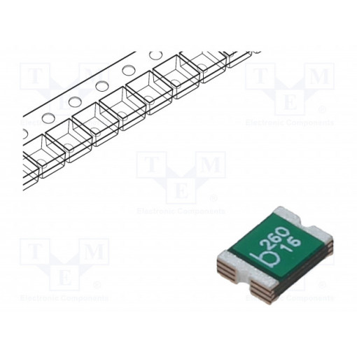 0ZCG0260BF2B; Fuse: PTC polymer; 2.6A; Imax: 100A; Case: 1812; 0ZCG; BEL FUSE 0ZCG0260BF2B; Fuse: PTC polymer; 2.6A; Imax: 100A; Case: 1812; 0ZCG; BEL FUSE