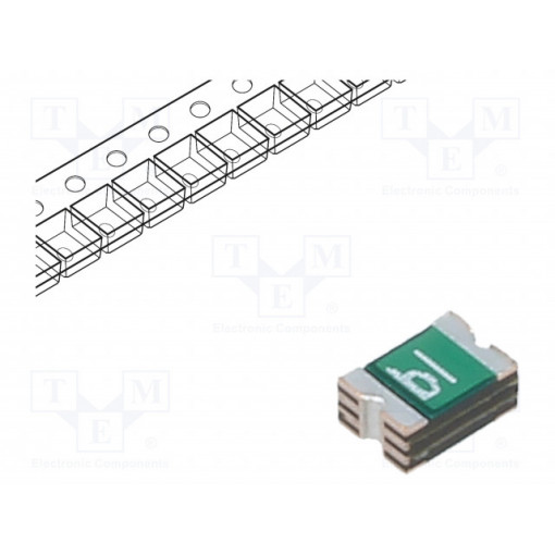 0ZCK0100FF2E; Fuse: PTC polymer; 1A; Imax: 40A; Case: 0805; 0ZCK; BEL FUSE