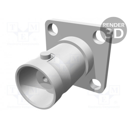 1-1337499-0; Socket; BNC; female; straight; soldering; teflon; 50Ω; TE Connectivity