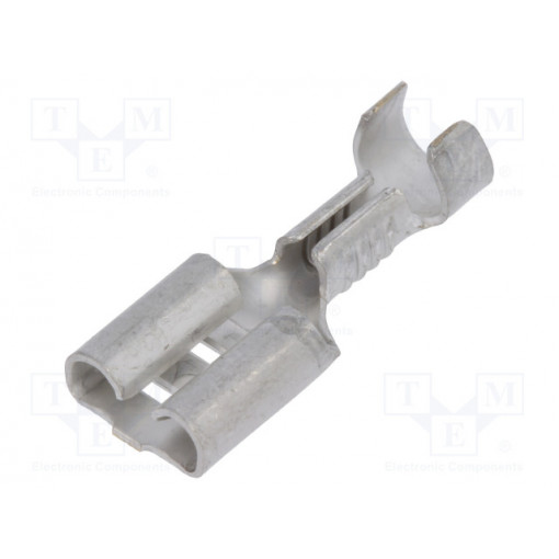 1-160304-2; Terminal: flat; 6.3mm; 0.8mm; female; 1÷2.5mm2; crimped; straight; TE Connectivity