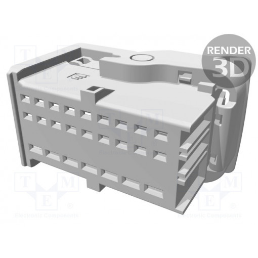 1-1718484-1; Plug housing; MCP 1.5K,MCP 2.8; female; PIN: 25; black; TE Connectivity 1-1718484-1; Plug housing; MCP 1.5K,MCP 2.8; female; PIN: 25; black; TE Connectivity