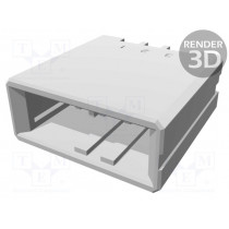 1-178313-5; Socket; wire-board; male; Dynamic D-3100S; 3.81mm; PIN: 3; 250V; 12A; TE Connectivity