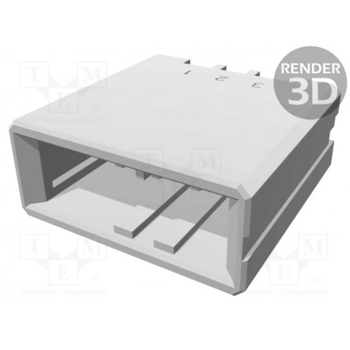 1-178313-5; Socket; wire-board; male; Dynamic D-3100S; 3.81mm; PIN: 3; 250V; 12A; TE Connectivity