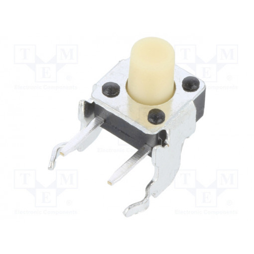 1-1825027-4; Switch: microswitch TACT; Pos: 2; SPST-NO; 0.05A/24VDC; Body: black; TE Connectivity 1-1825027-4; Switch: microswitch TACT; Pos: 2; SPST-NO; 0.05A/24VDC; Body: black; TE Connectivity