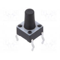 1-1825910-4; Microswitch TACT; SPST-NO; Pos: 1; 0.05A/24VDC; THT; none; OFF-(ON); TE Connectivity 1-1825910-4; Microswitch TACT; SPST-NO; Pos: 1; 0.05A/24VDC; THT; none; OFF-(ON); TE Connectivity