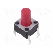 1-1825910-5; Switch: microswitch TACT; Pos: 1; SPST-NO; 0.05A/24VDC; Body: black; TE Connectivity 1-1825910-5; Switch: microswitch TACT; Pos: 1; SPST-NO; 0.05A/24VDC; Body: black; TE Connectivity