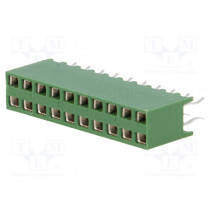 1-215309-0; Socket; pin strips; HV-100; female; PIN: 20; straight; 2.54mm; THT; TE Connectivity