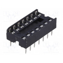 1-2199298-3; Socket: DIP; PIN: 14; 7.62mm; THT; Pitch: 2.54mm; -40÷105°C; TE Connectivity 1-2199298-3; Socket: DIP; PIN: 14; 7.62mm; THT; Pitch: 2.54mm; -40÷105°C; TE Connectivity